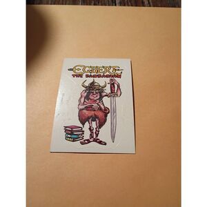 1983 General Mills Zero Heroes Trading Card Sticker Card Vintage #17